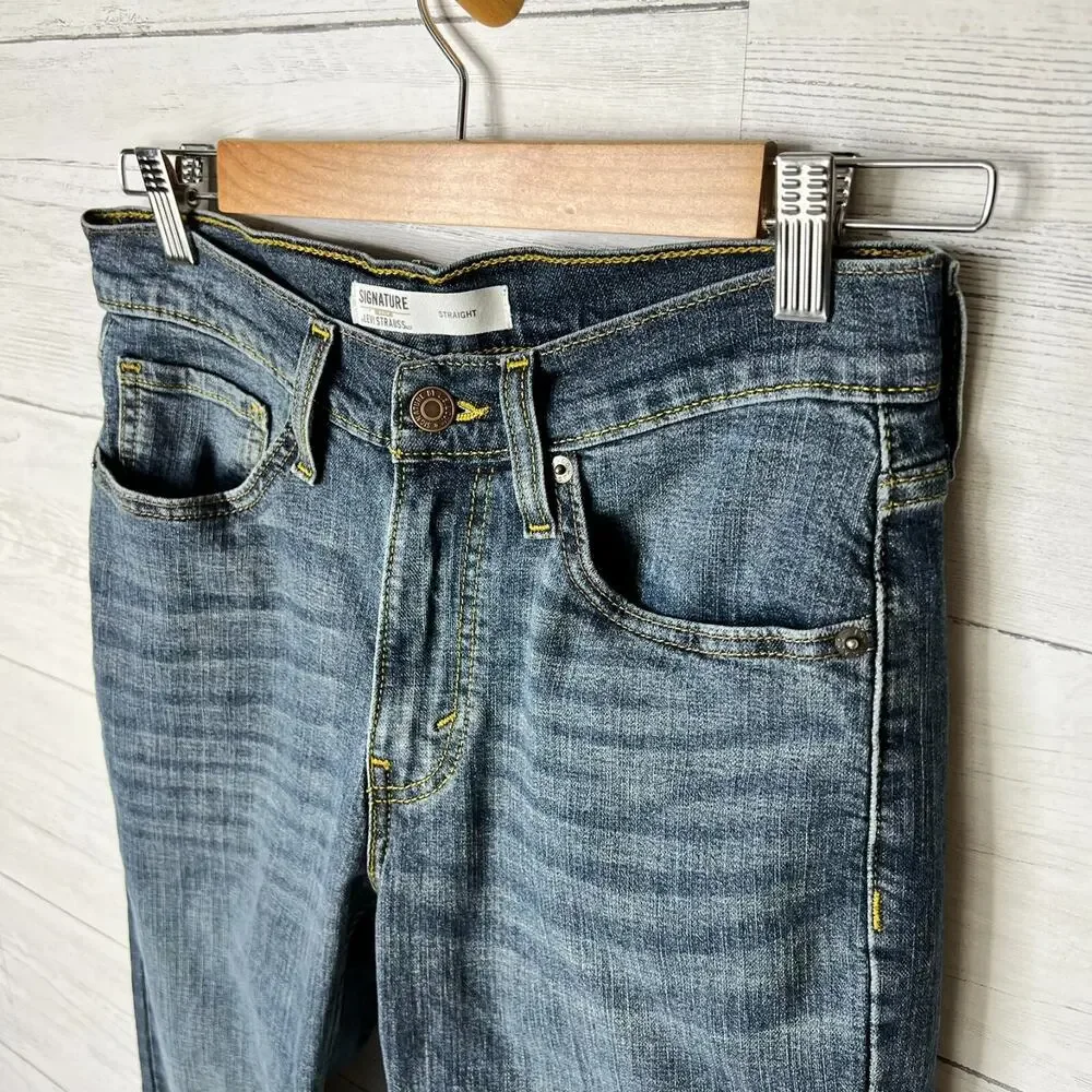 Levi Strauss Jeans Mens Size 29X32 Signature Gold Straight Cotton Blend Casual